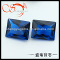 rectangle factory synthetic spinel blue beads(SPES0010-8X10-113#)